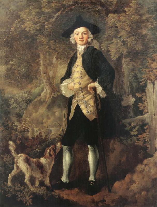 Man in a Wood with a Dog, Thomas Gainsborough